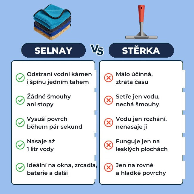 SELNAY vs stěrka